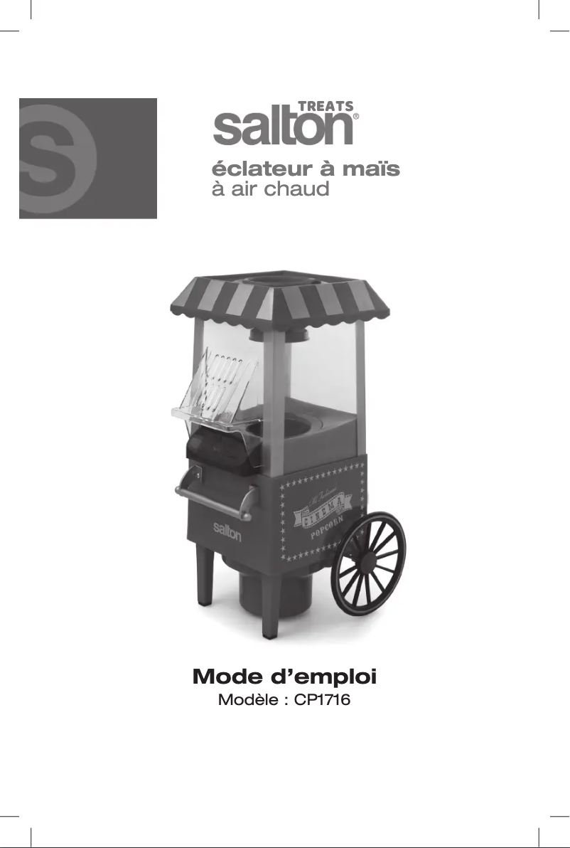 Página 1 del manual Manual de usuario Salton CP1716