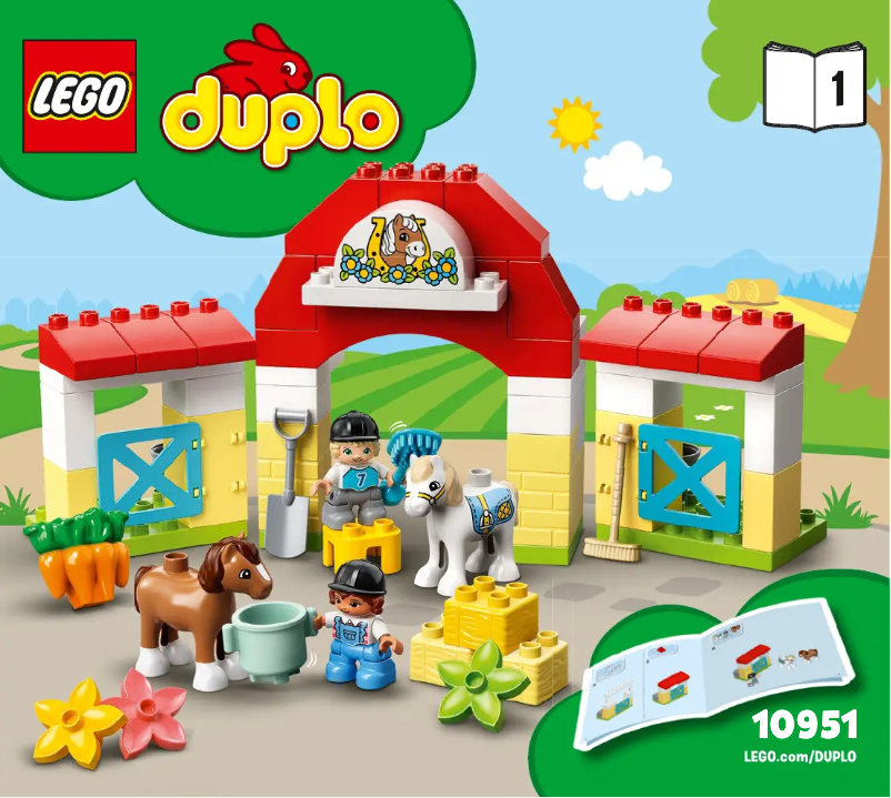 Página 1 del manual Manual de usuario Lego Duplo 10951