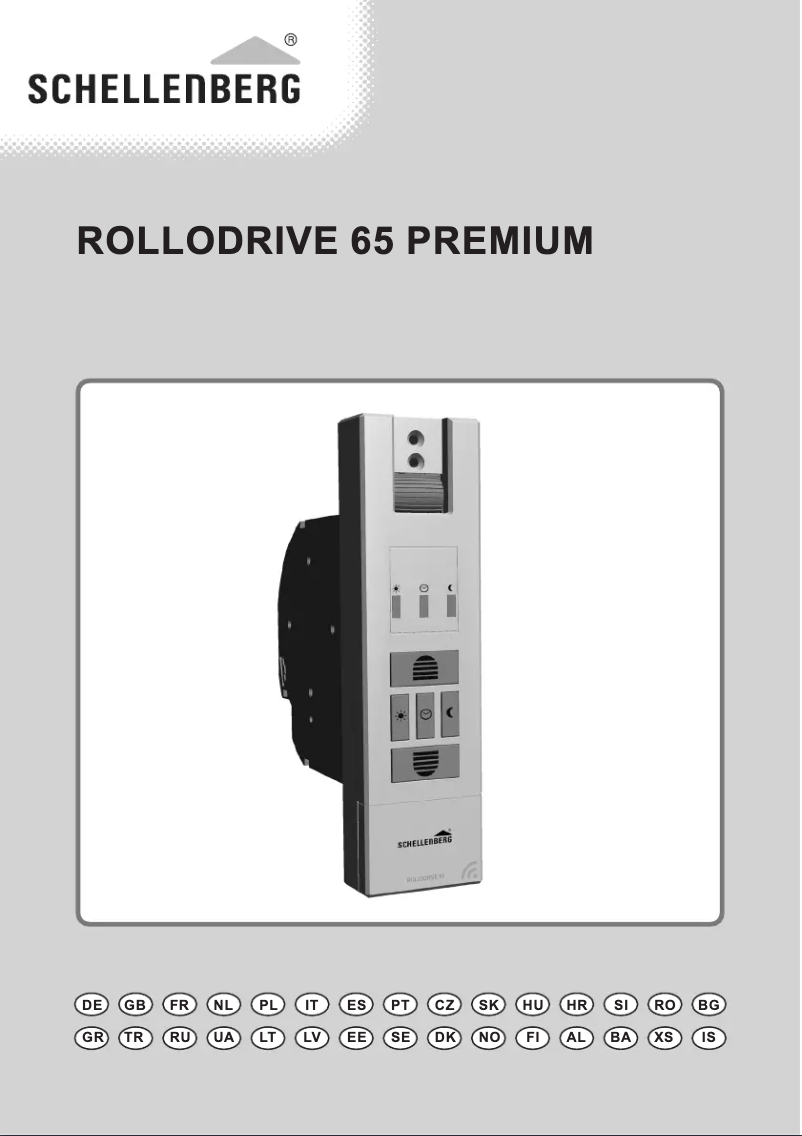 Página 1 del manual Manual de usuario Schellenberg RolloDrive 65 Premium