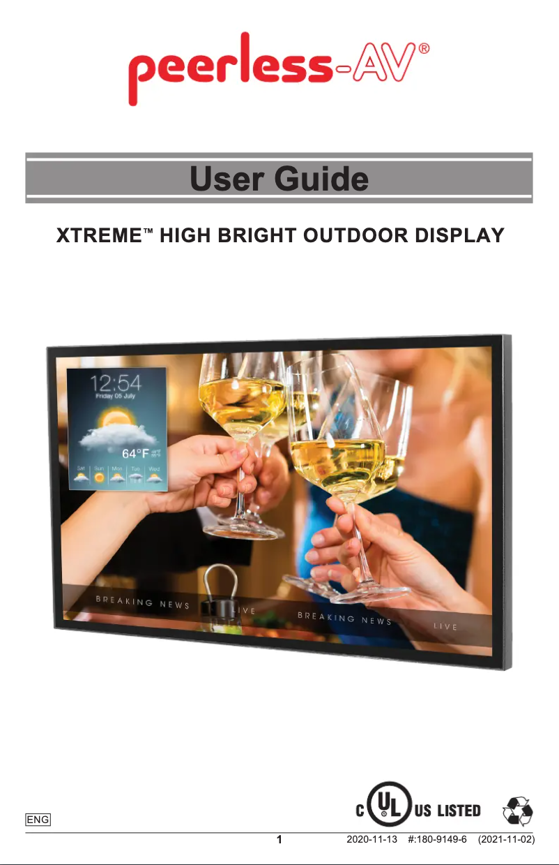 Imagen de la primera página del manual del dispositivo Xtreme XHB553-EUK