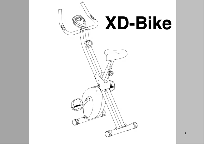 Imagen de la primera página del manual del dispositivo XD Bike