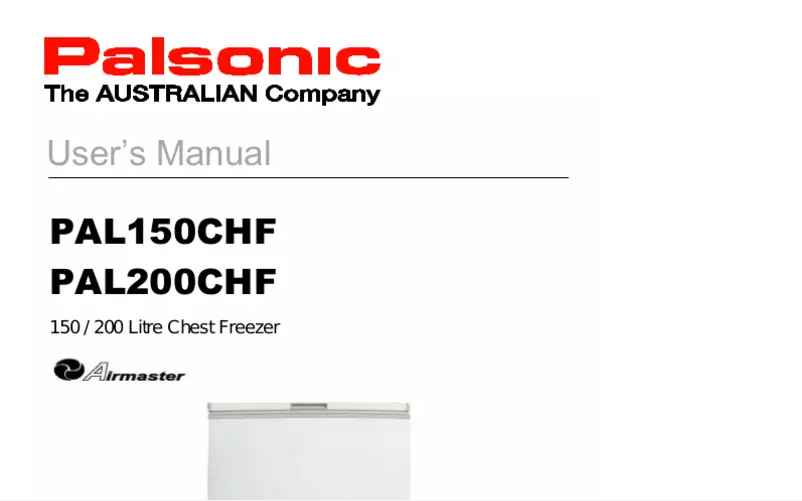 Página nº 1 - Manual de usuario Palsonic PAL150CHF