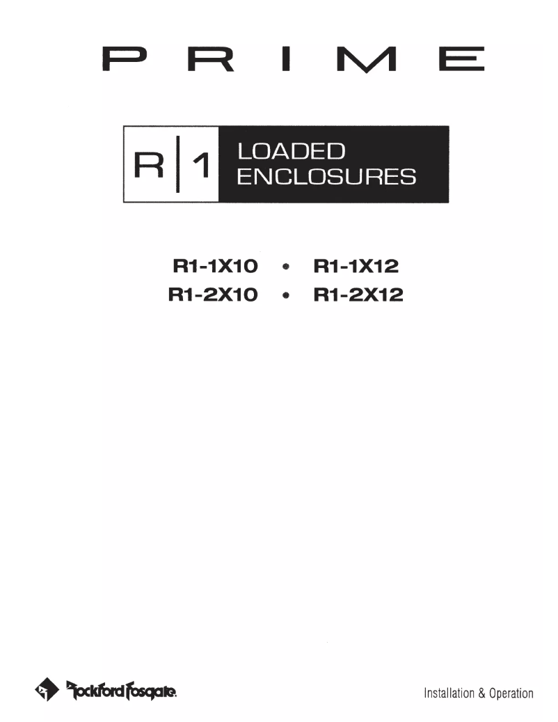 Imagen de la primera página del manual del dispositivo Prime R1-2X10