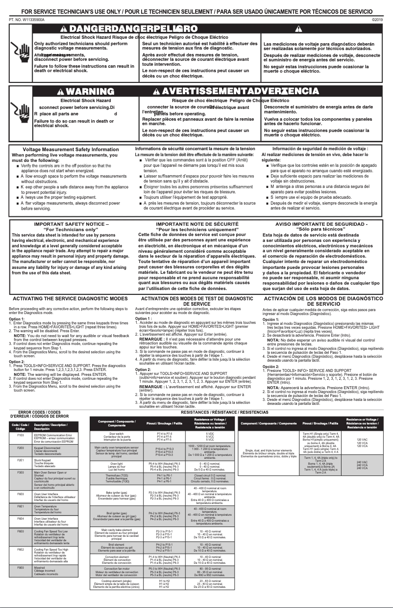 Página 1 del manual Instrucciones / montaje Whirlpool WEE750H0HZ