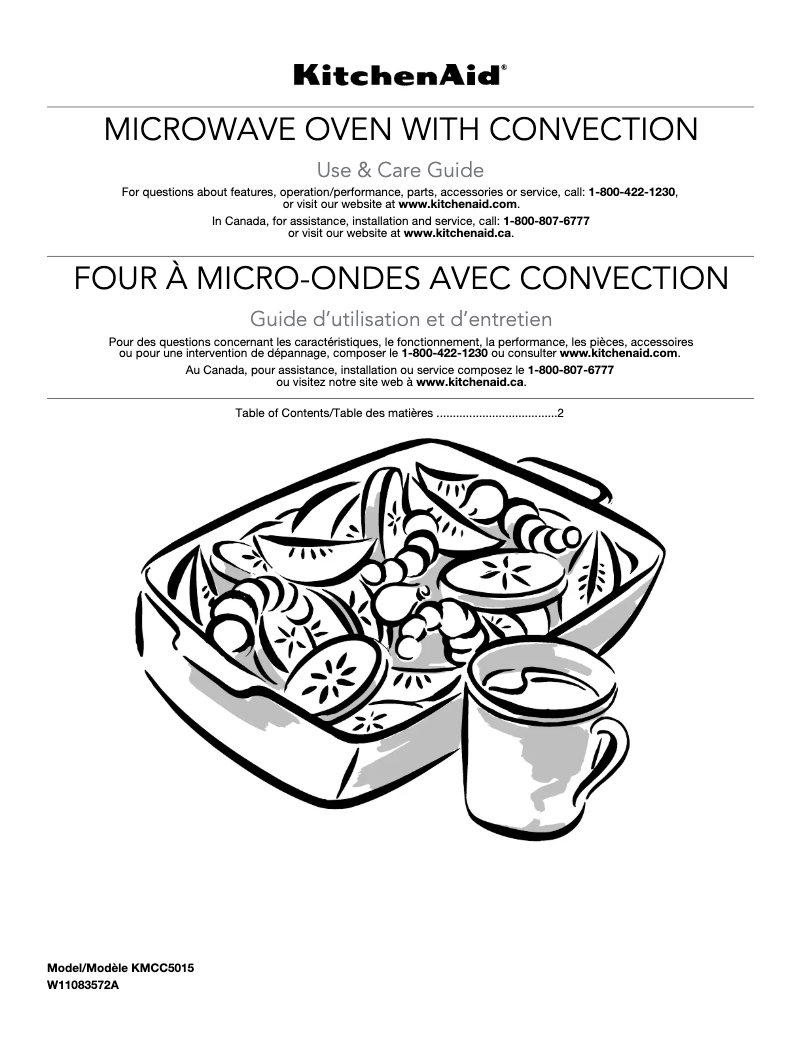 Imagen de la primera página del manual del dispositivo KMCC5015GBS