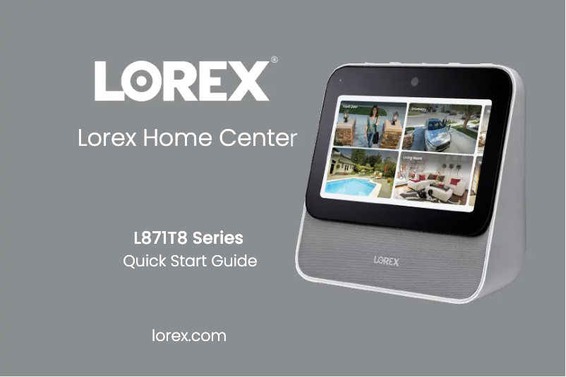 Página nº 1 - Manual de usuario Lorex L871T8E-2CA2