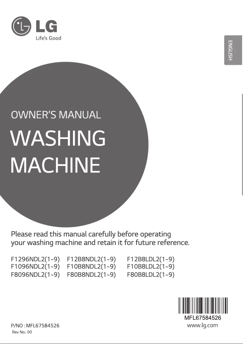 Página 1 del manual Manual de usuario LG F10B8NDL25