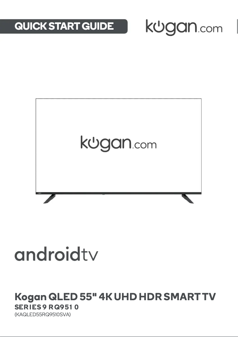 Imagen de la primera página del manual del dispositivo KALED65RT9220SVA