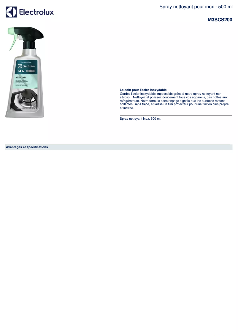 Imagen de la primera página del manual del dispositivo M3SCS200