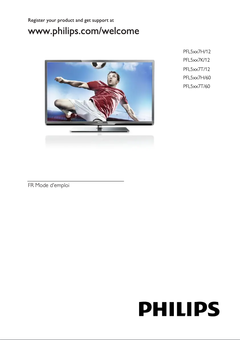 Imagen de la primera página del manual del dispositivo 55PFL5527T