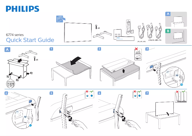 Imagen de la primera página del manual del dispositivo 70PUT6774