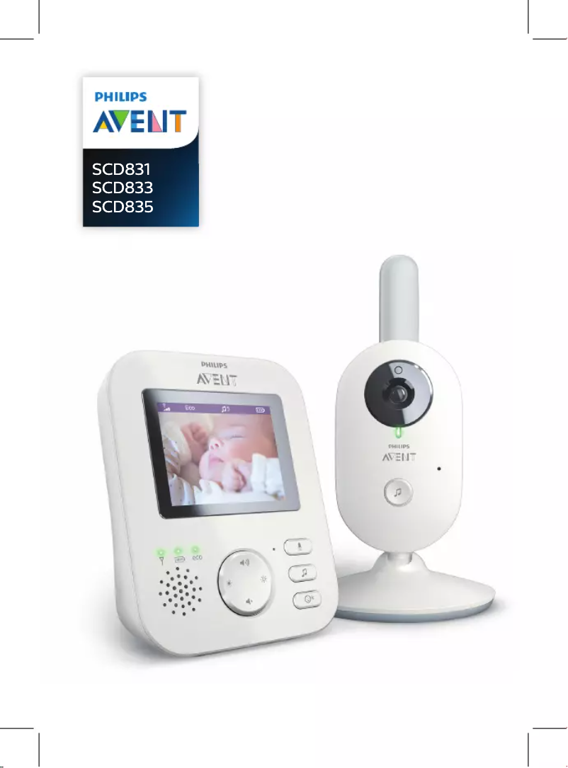 Página 1 del manual Guía de inicio rápido Philips AVENT SCD835