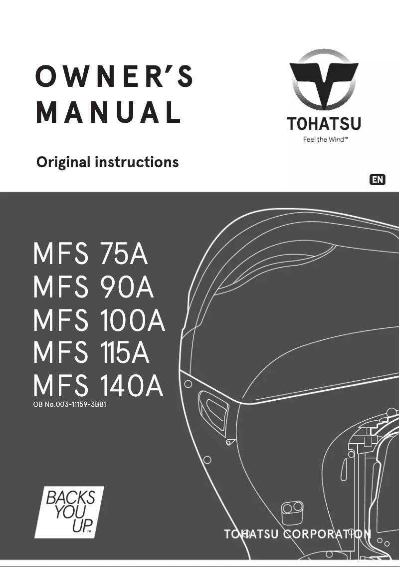 Página nº 1 - Manual de usuario Tohatsu MFS90A