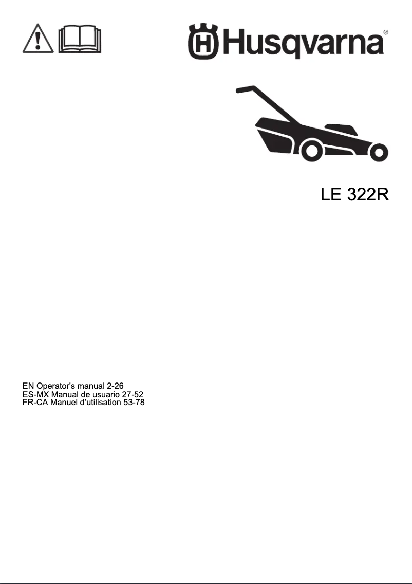 Imagen de la primera página del manual del dispositivo LE 322R