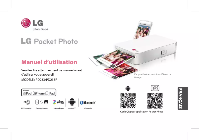 Página nº 1 - Manual de usuario LG PD233