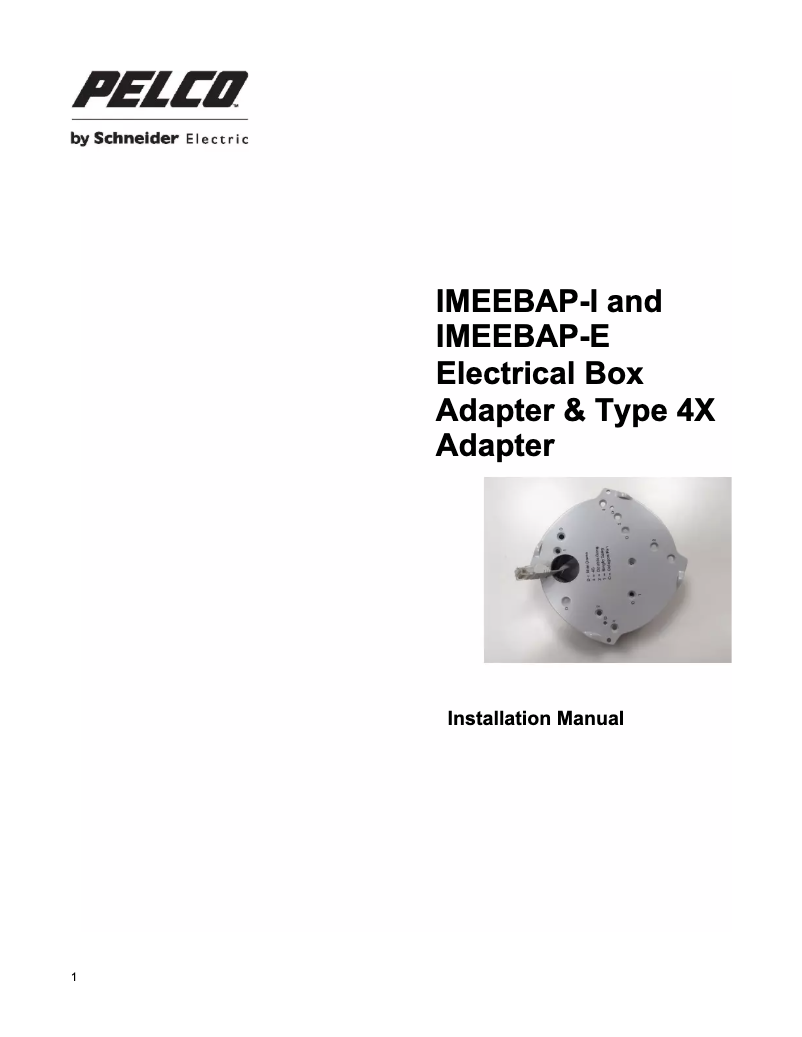 Imagen de la primera página del manual del dispositivo IMEEBAP-I