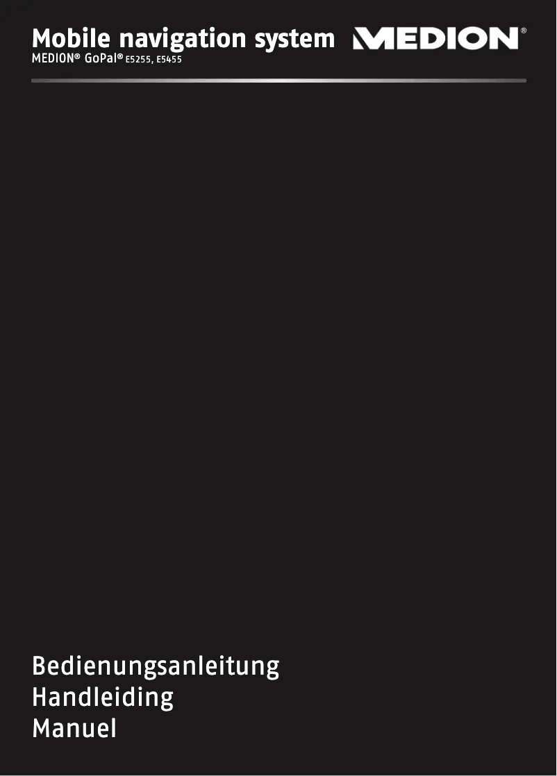 Página 1 del manual Manual de usuario Medion GoPal E5255 M40 (MD 97676)