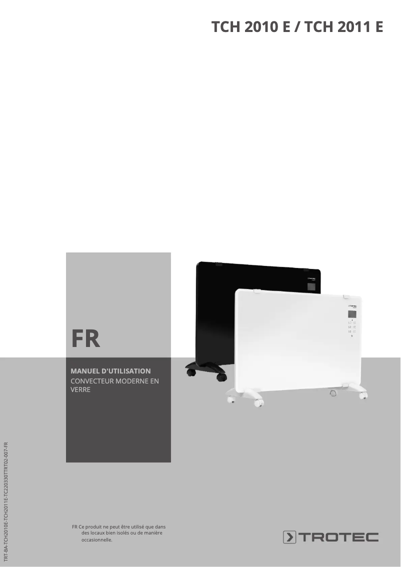 Imagen de la primera página del manual del dispositivo TCH 2011