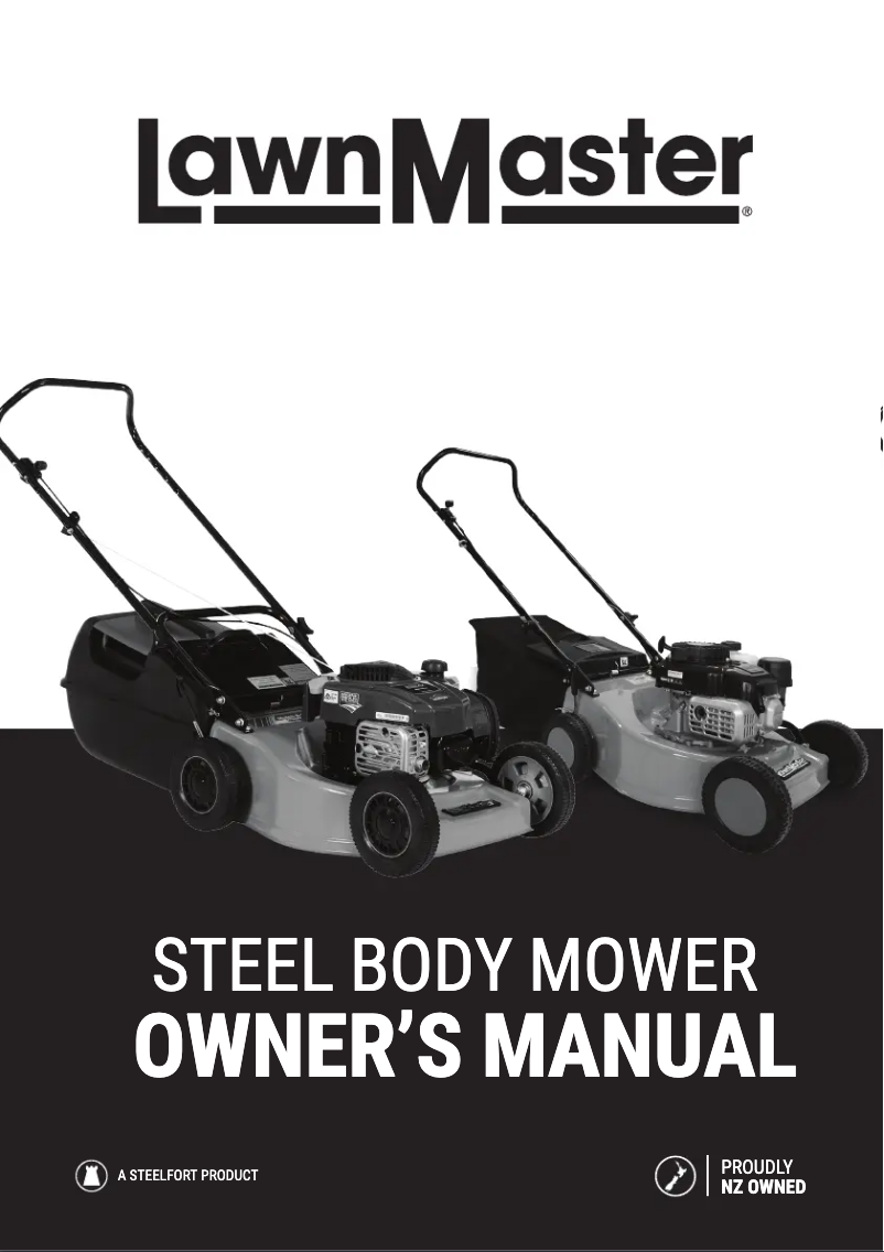 Página 1 del manual Manual de usuario LawnMaster Steel 625