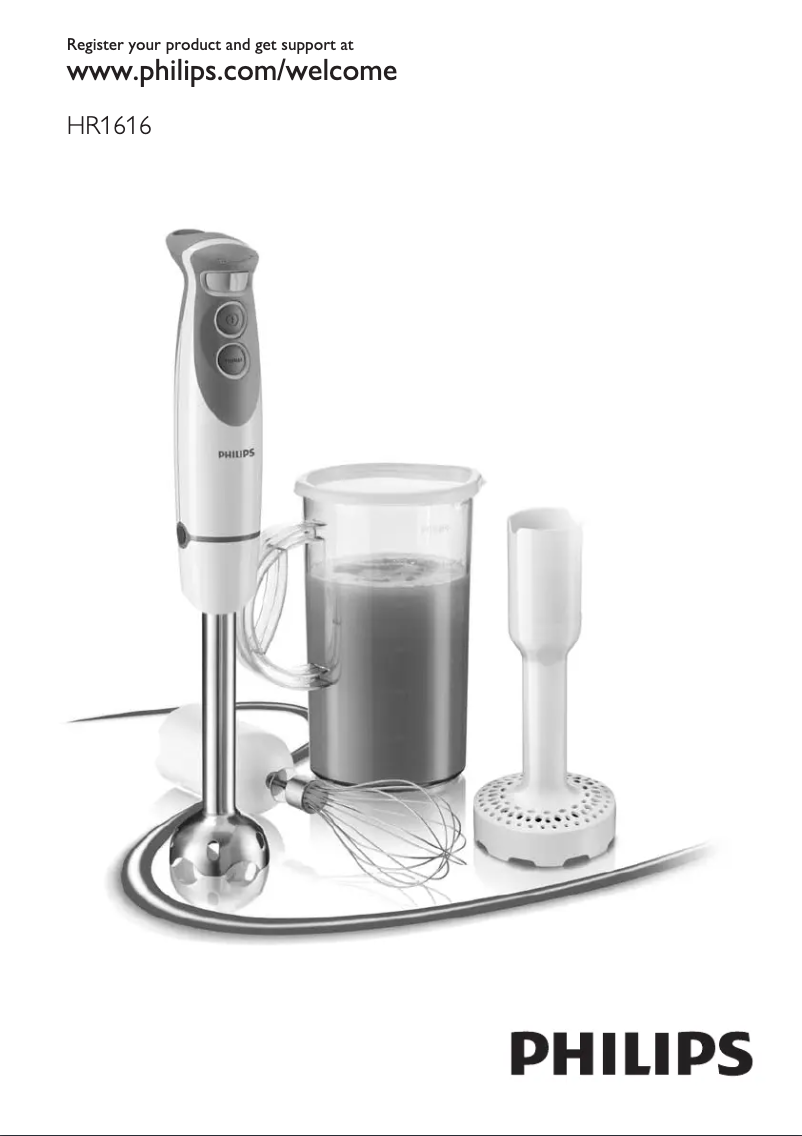 Página 1 del manual Manual de usuario Philips Viva Collection HR1616