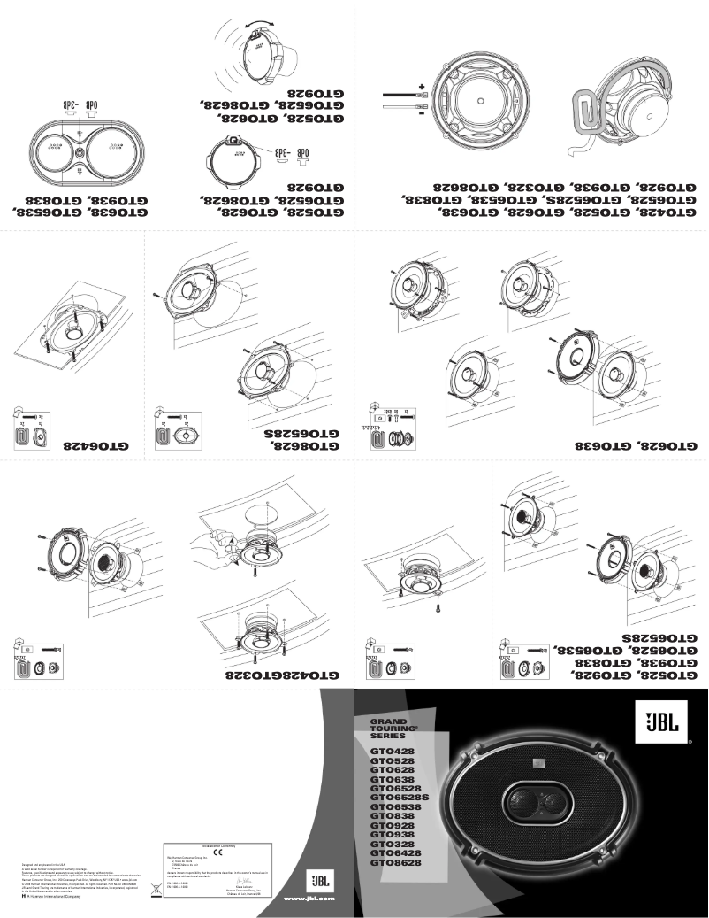 Imagen de la primera página del manual del dispositivo GTO928
