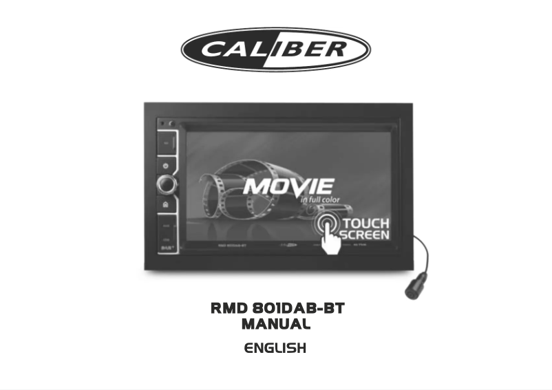 Imagen de la primera página del manual del dispositivo RMD801DAB