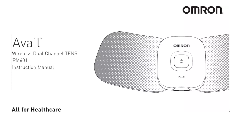 Imagen de la primera página del manual del dispositivo Avail PM601