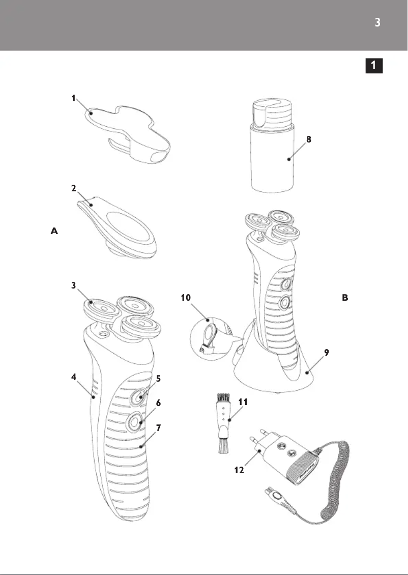 Página 1 del manual Manual de usuario Philips Nivea HS8040