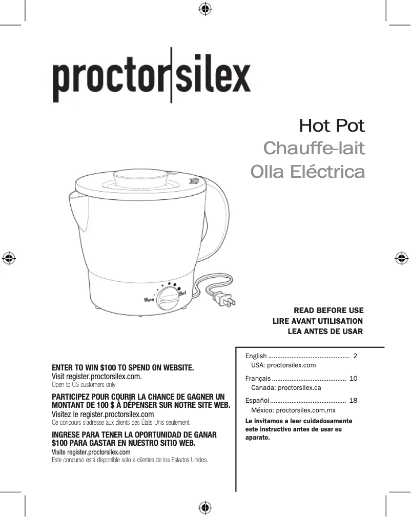 Imagen de la primera página del manual del dispositivo 48507