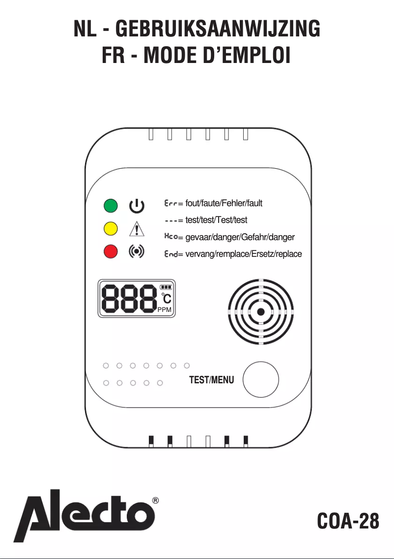 Página nº 1 - Manual de usuario Alecto SCA-02