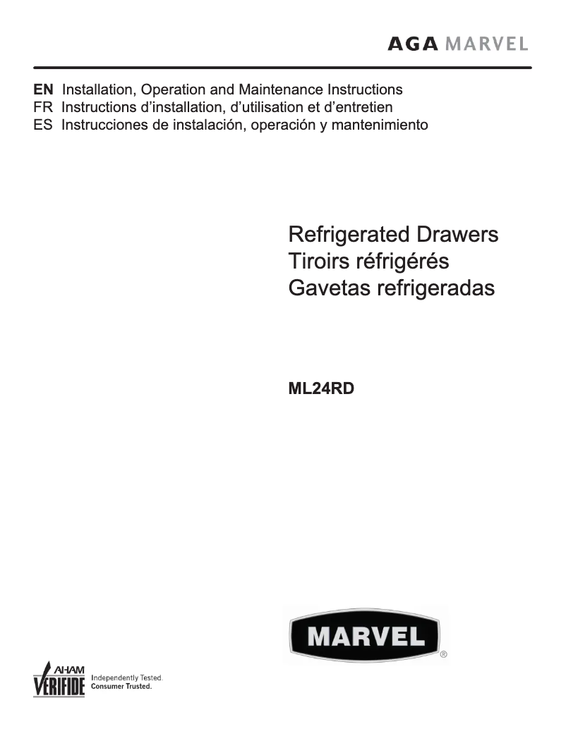 Imagen de la primera página del manual del dispositivo ML24RDS2NB