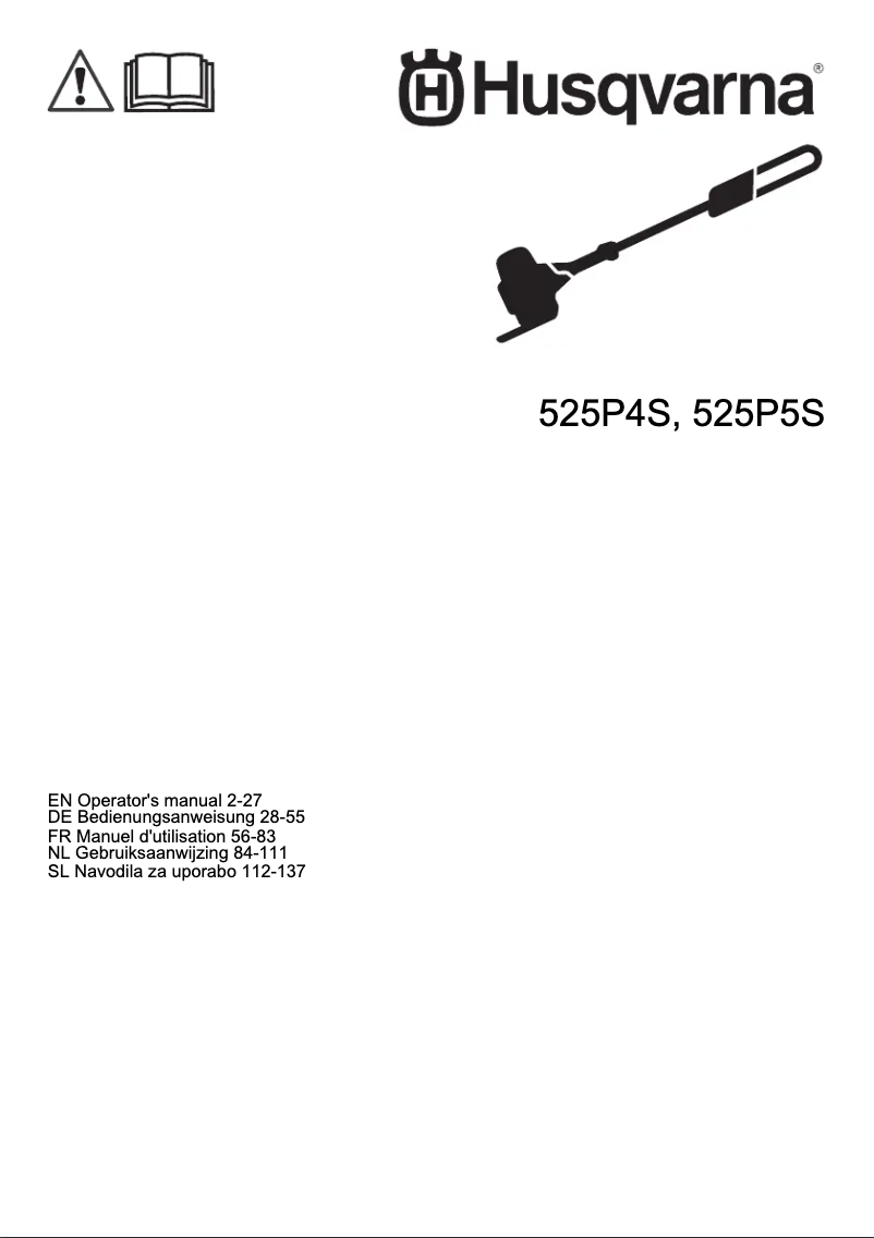 Imagen de la primera página del manual del dispositivo 525P5S