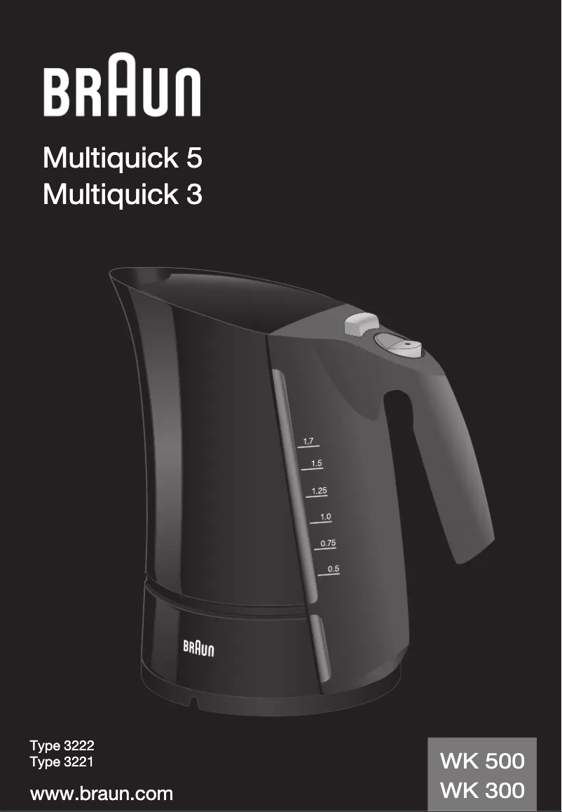 Página 1 del manual Manual de usuario Braun Multiquick 5 G 1500