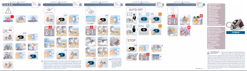 Página 1 del manual Manual de usuario Calor Pro Express