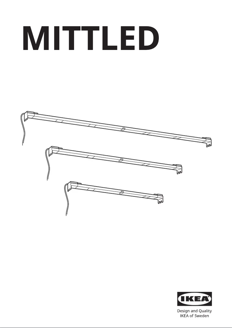 Página 1 del manual Manual de usuario Ikea MITTLED 104.635.18