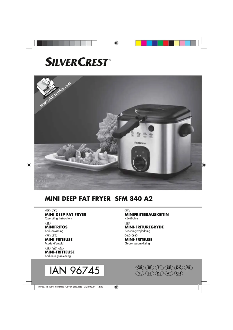 Página 1 del manual Manual de usuario SilverCrest SFM 840 A2