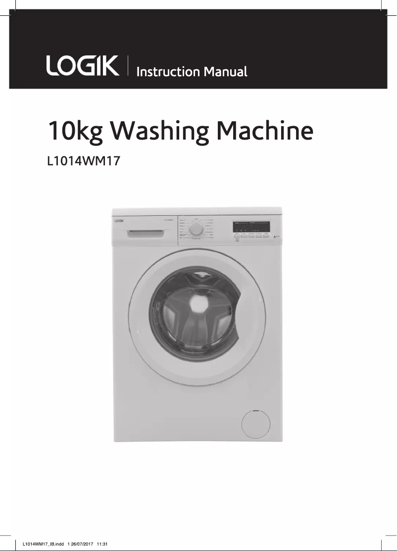 Imagen de la primera página del manual del dispositivo L1014WM17