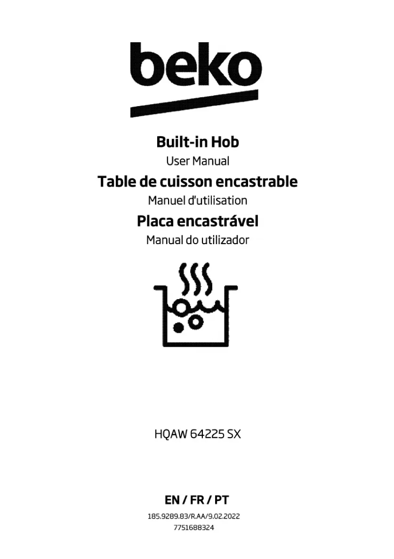 Imagen de la primera página del manual del dispositivo HQAW 64225 SX