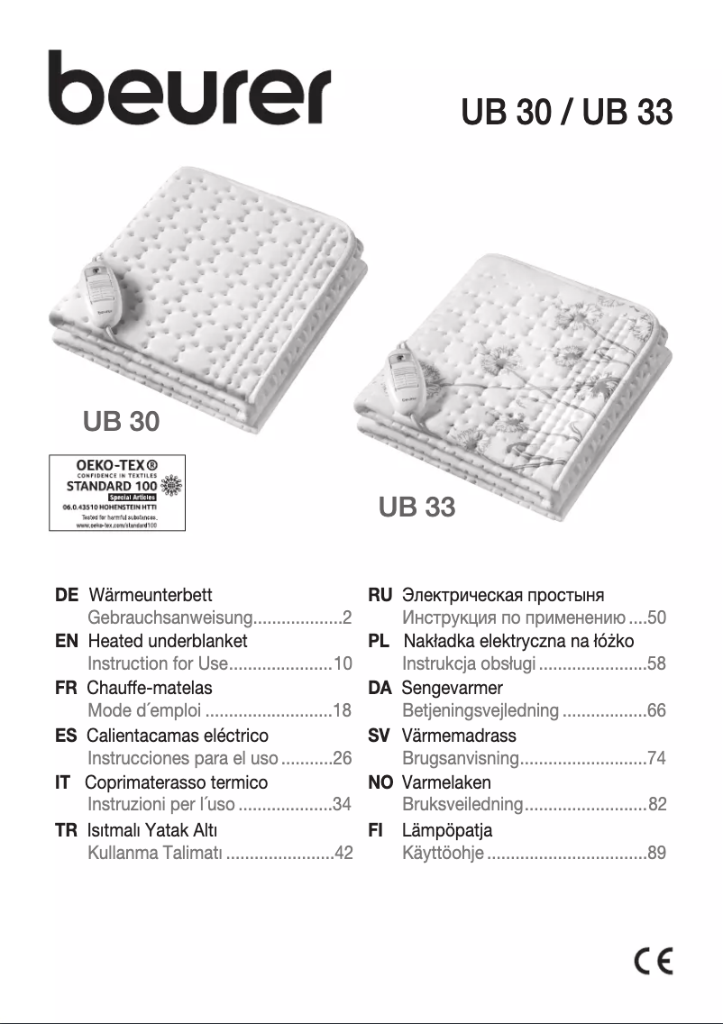 Imagen de la primera página del manual del dispositivo UB 30 Kompakt