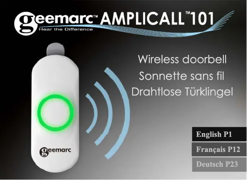 Imagen de la primera página del manual del dispositivo AMPLICALL 101