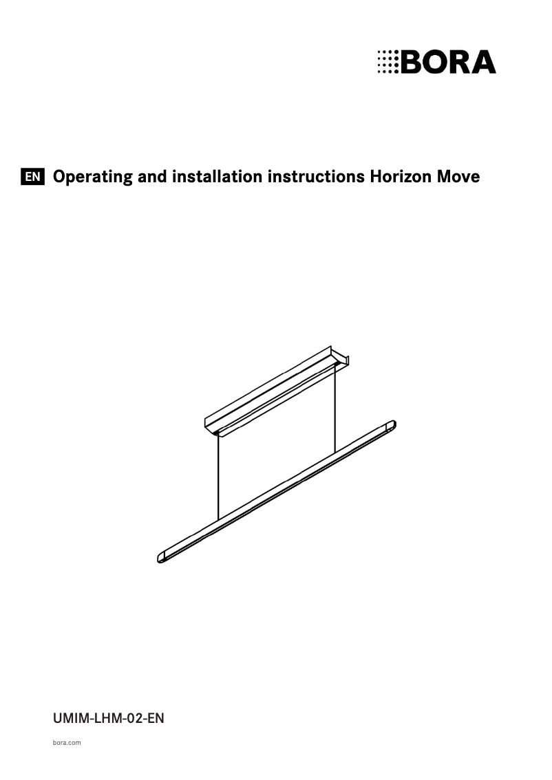 Página 1 del manual Manual de usuario BORA Horizon Move
