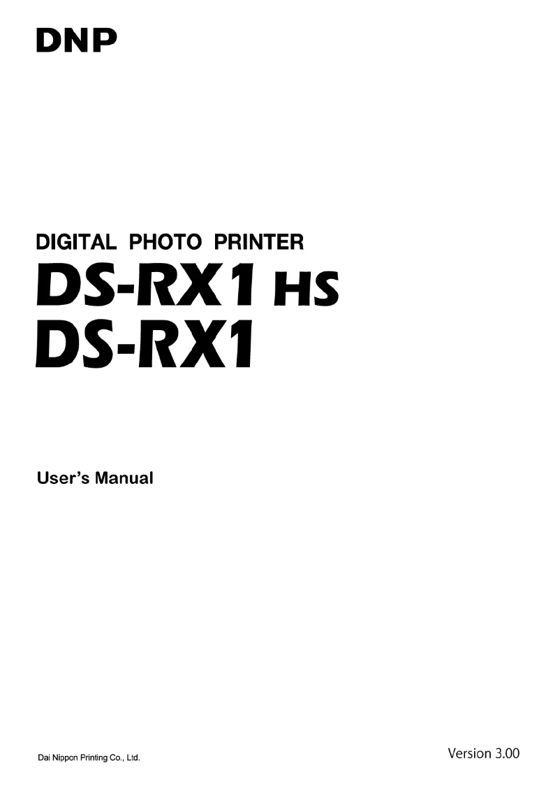 Imagen de la primera página del manual del dispositivo DS-RX1 HS