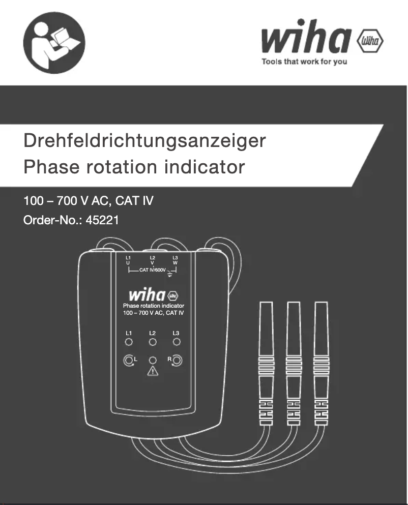 Página nº 1 - Manual de usuario Wiha 45221