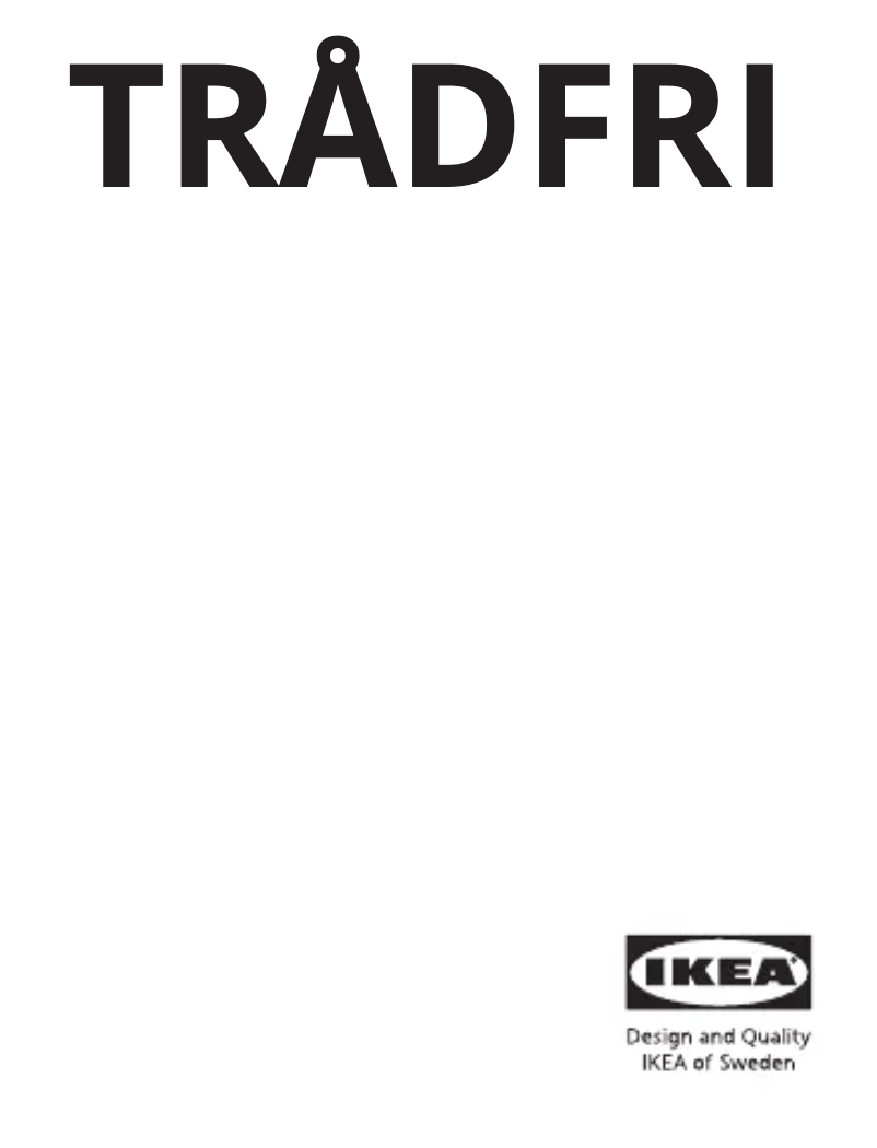 Página 1 del manual Manual de usuario Ikea TRÅDFRI 204.392.26