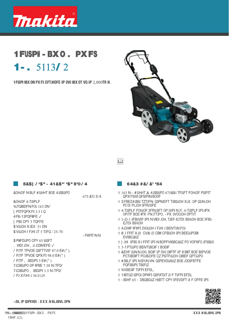 Imagen de la primera página del manual del dispositivo PLM5113N2