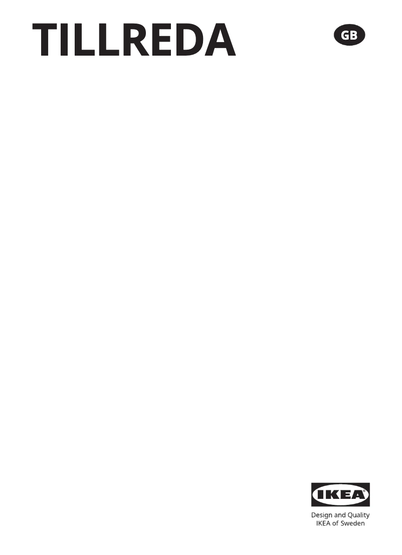 Página 1 del manual Manual de usuario Ikea TILLREDA 004.933.56
