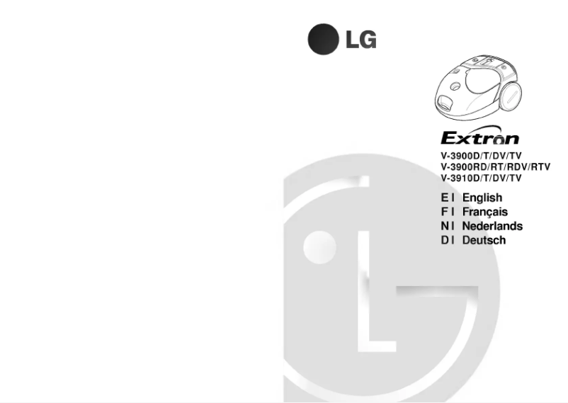 Página nº 1 - Manual de usuario LG Extron V-3900TV