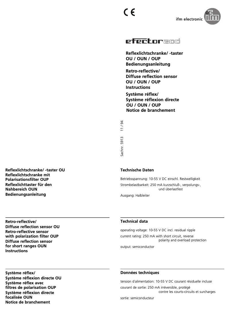 Página 1 del manual Manual de usuario IFM OU5027