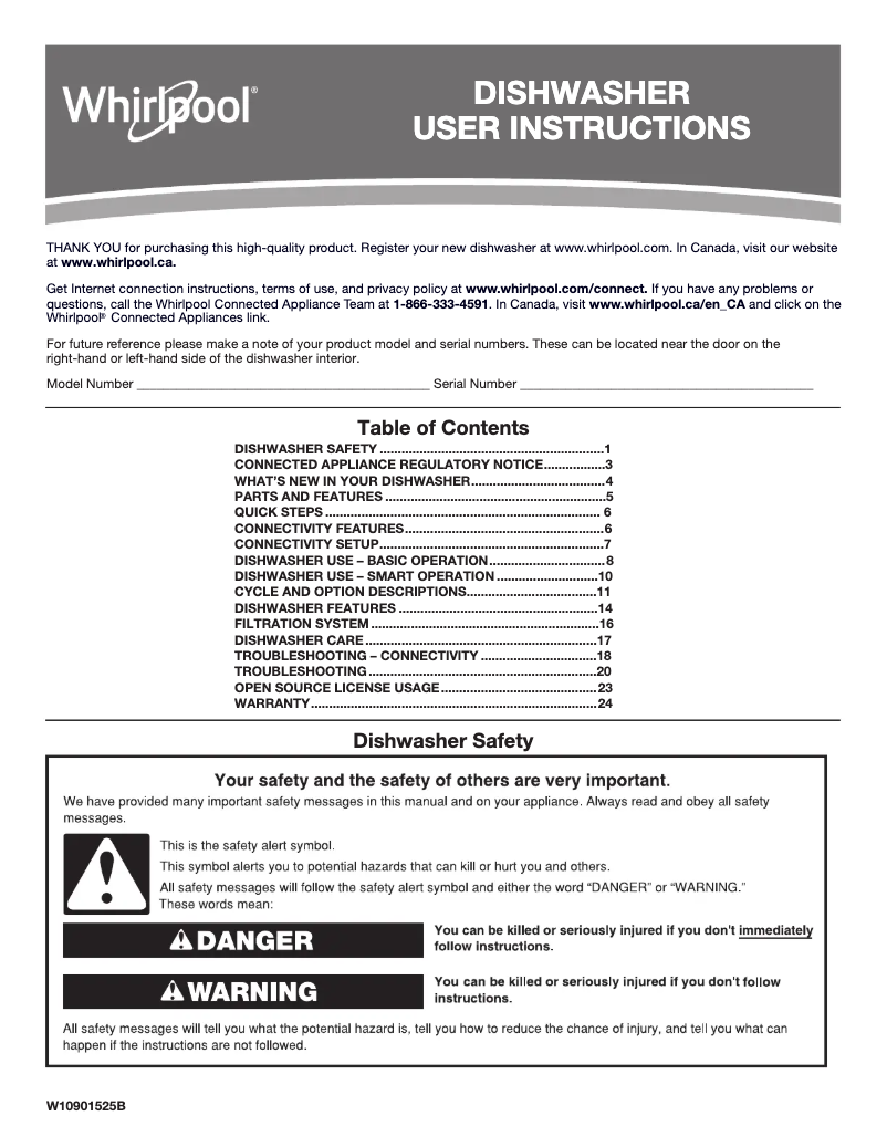 Página 1 del manual Manual de usuario JennAir UDT518SAHP