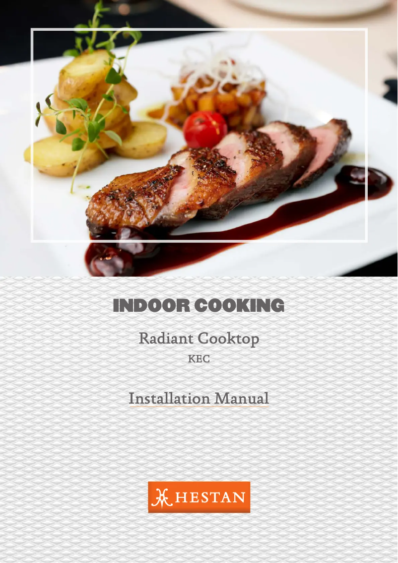 Página nº 1 - Guía de instalación Hestan KEC30-BK